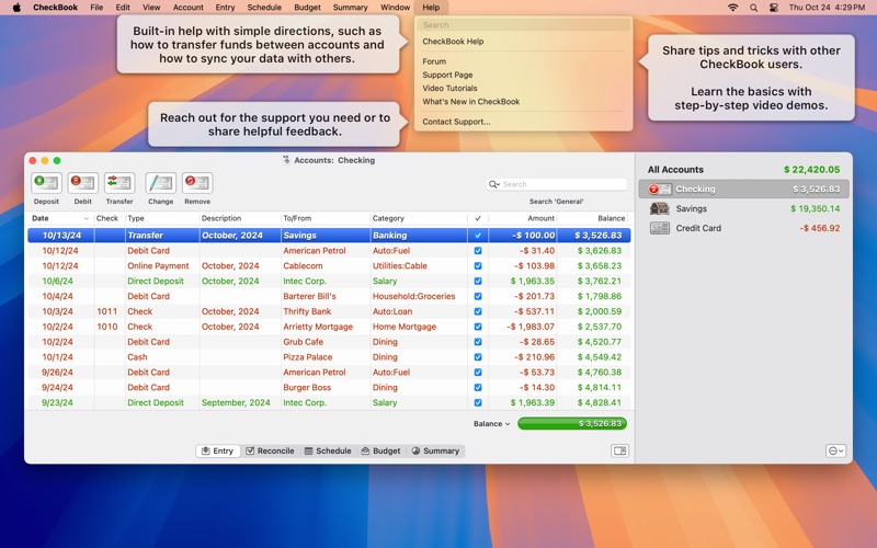 CheckBook 3 Screenshot