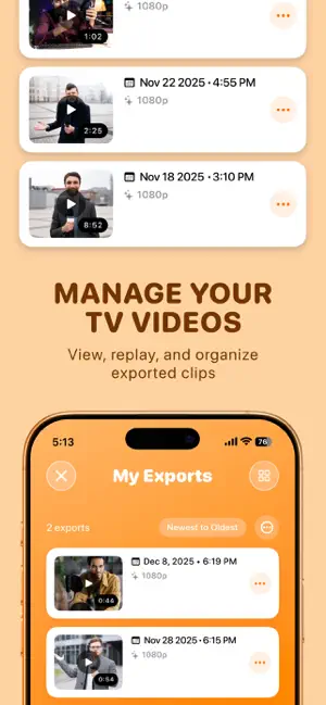 Ome Video - TV Live Styles iPhone screenshot 4