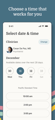 Talkiatry: Virtual Psychiatry iPhone screenshot