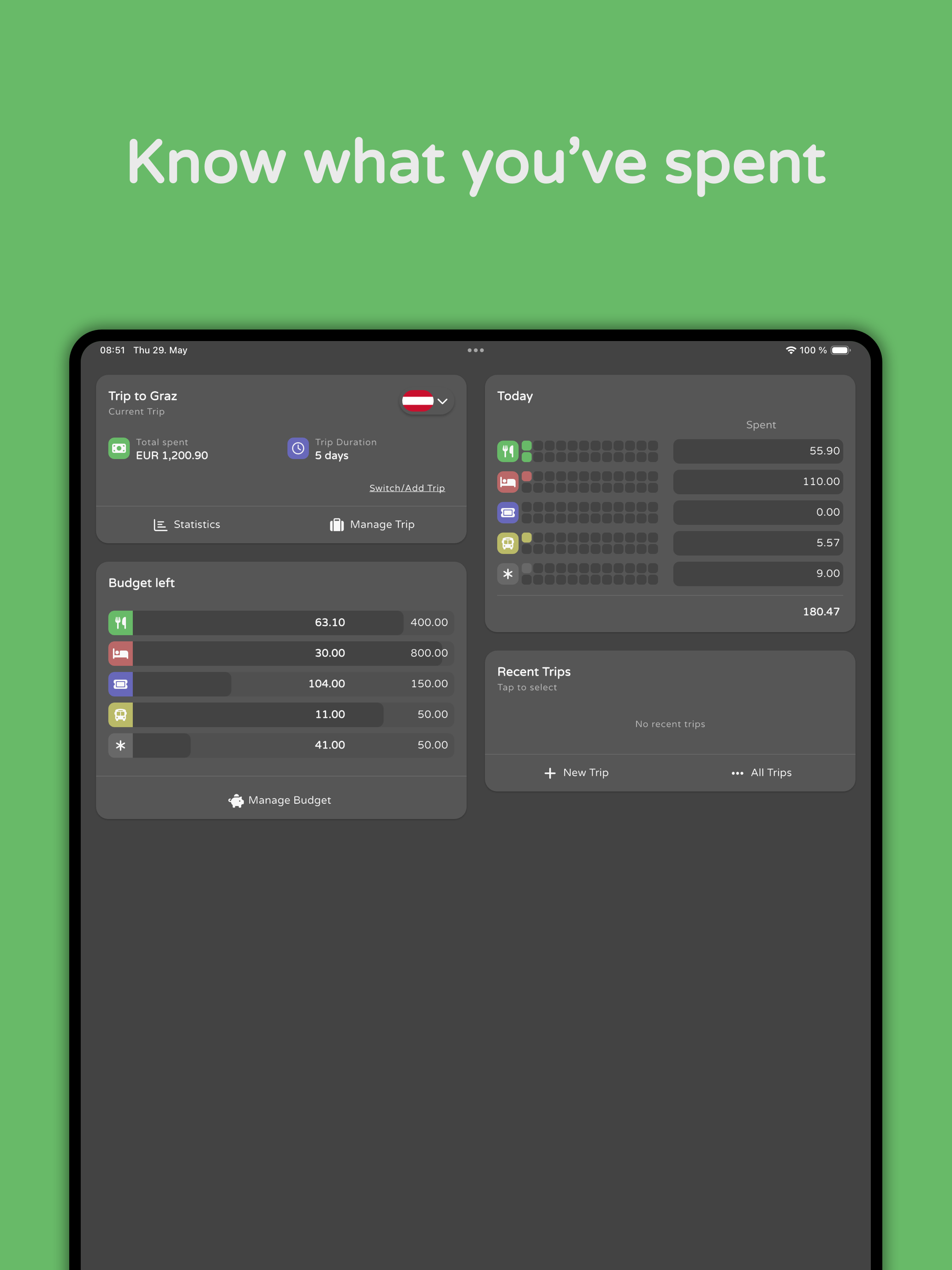 Trexpense - Travel Budget screenshot 7