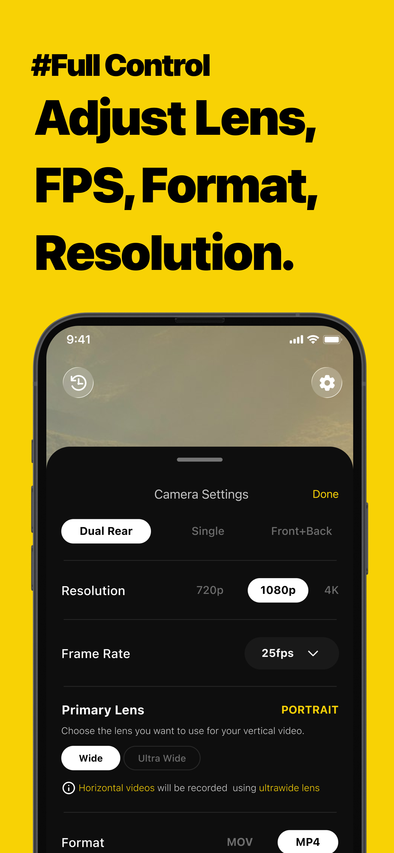 1Take・Record 2 Videos at Once