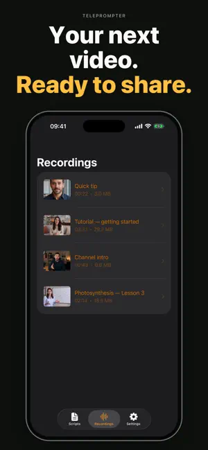 Teleprompter • Video Recorder screenshot 4