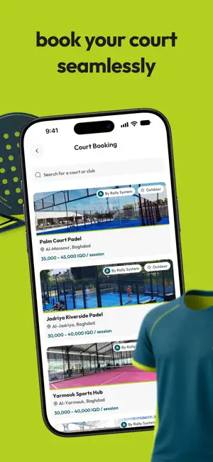 Rally رالي: Book & Train Padel screenshot 3