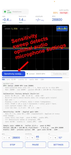 Timegrapher Advanced screenshot 2