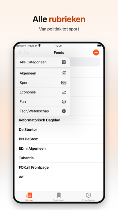 Netherlands News Reader iPhone screenshot