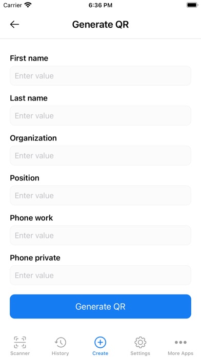 QR Code Reader + Barcode App screenshot
