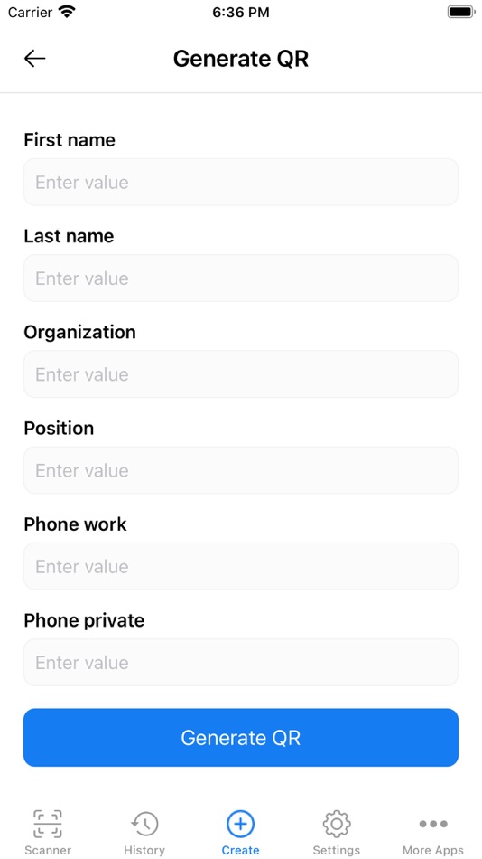 #4. QR Code Reader + Barcode App (iOS) Ved: Manimau Studios Pte Ltd