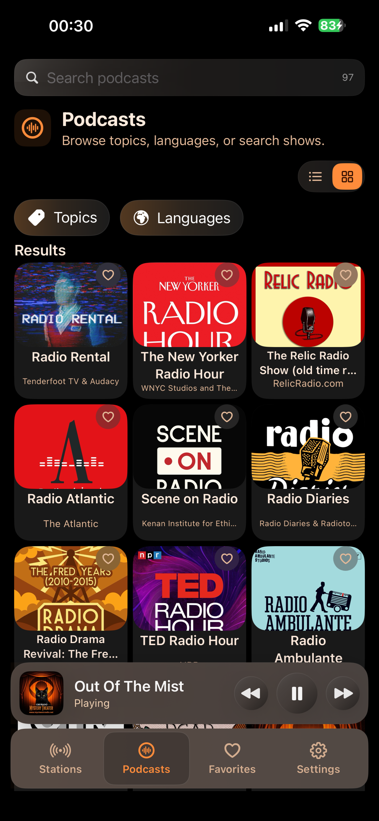 Radiogram - Radio & Podcasts screenshot 5