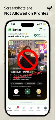 Barkat - Muslim Matrimony App screenshot