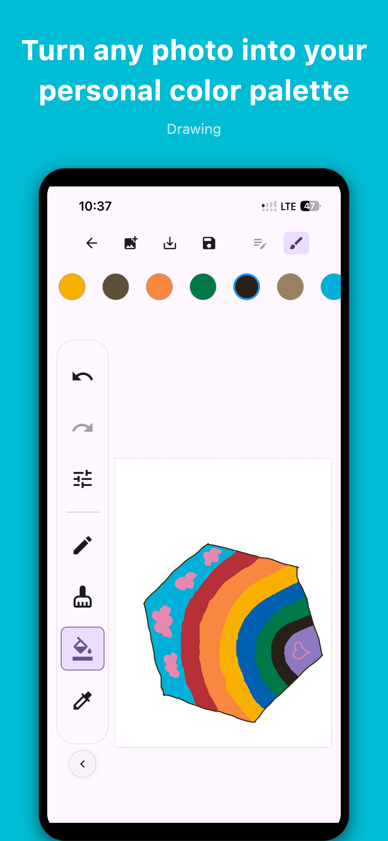 Pick-to-Draw: Photo Palette screenshot 4