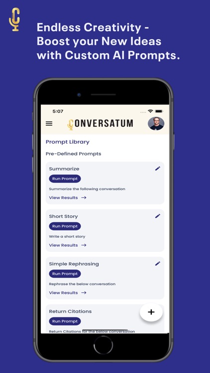 Conversatum - AI Transcription screenshot-6