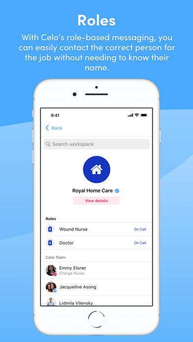 Celo - Healthcare Messenger Screenshot