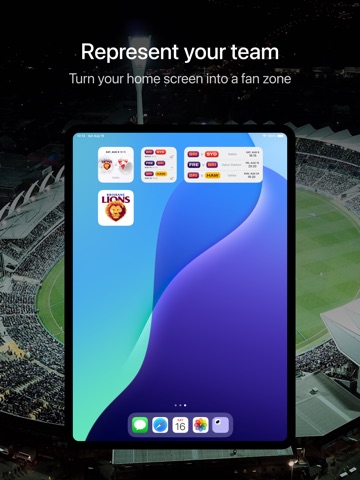 Footy Schedule: AFL Widgets iPad screenshot