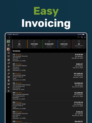 Fieldstone HVAC iPad screenshot