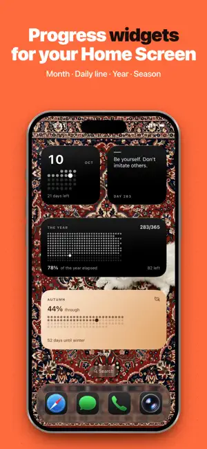 Today: Year Calendar Wallpaper screenshot 2