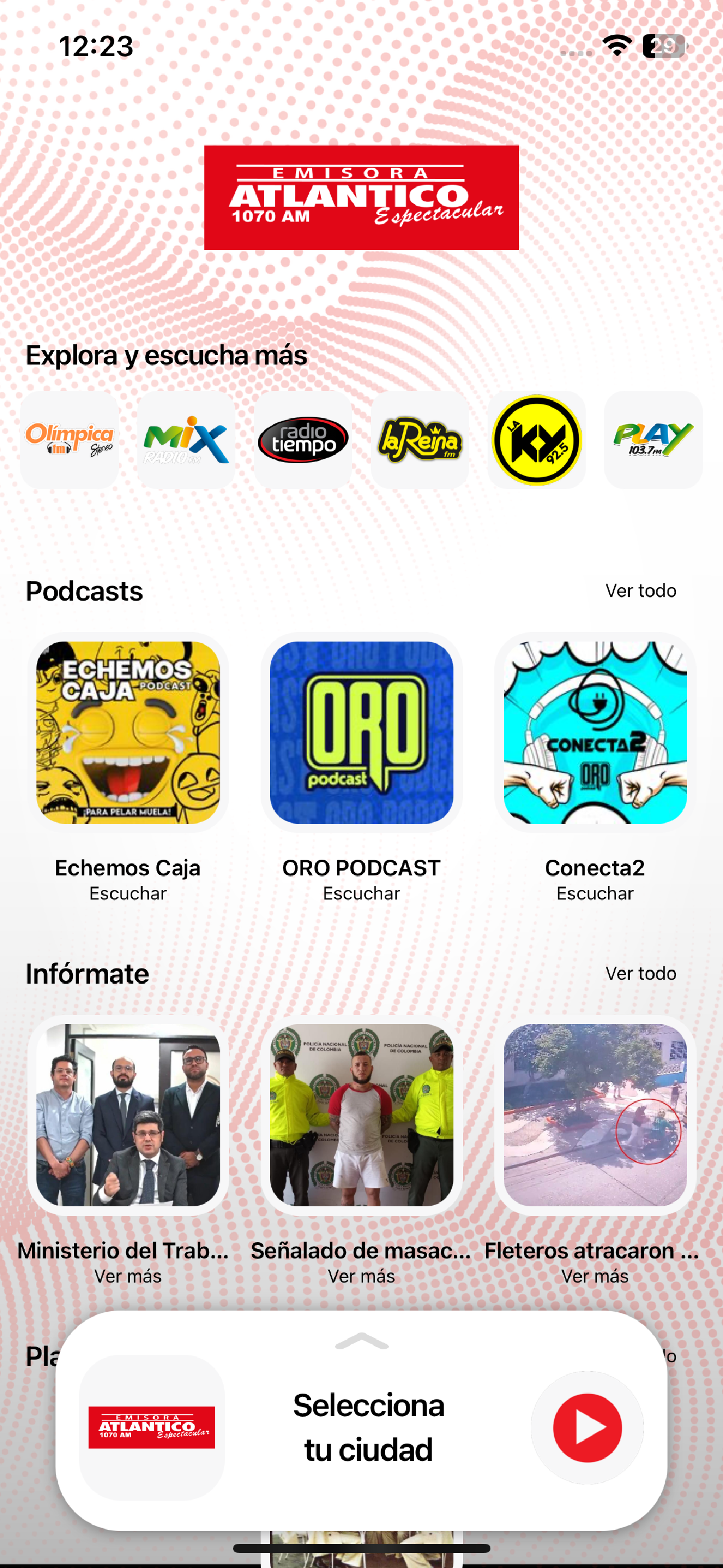 Emisora Atlantico Espectacular