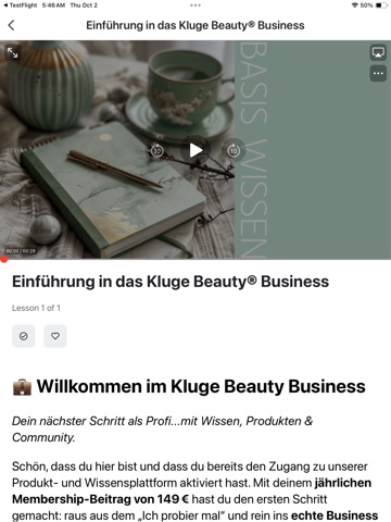 Kluge Glow iPad screenshot