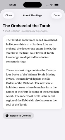 Kabbalah Coloring Book screenshot