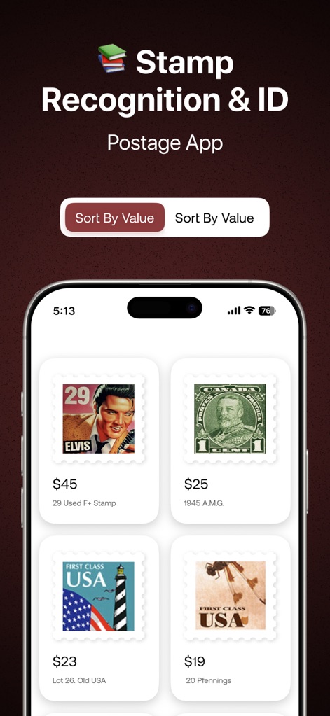 Stamp Value Identifier AI - Reference App | MWM