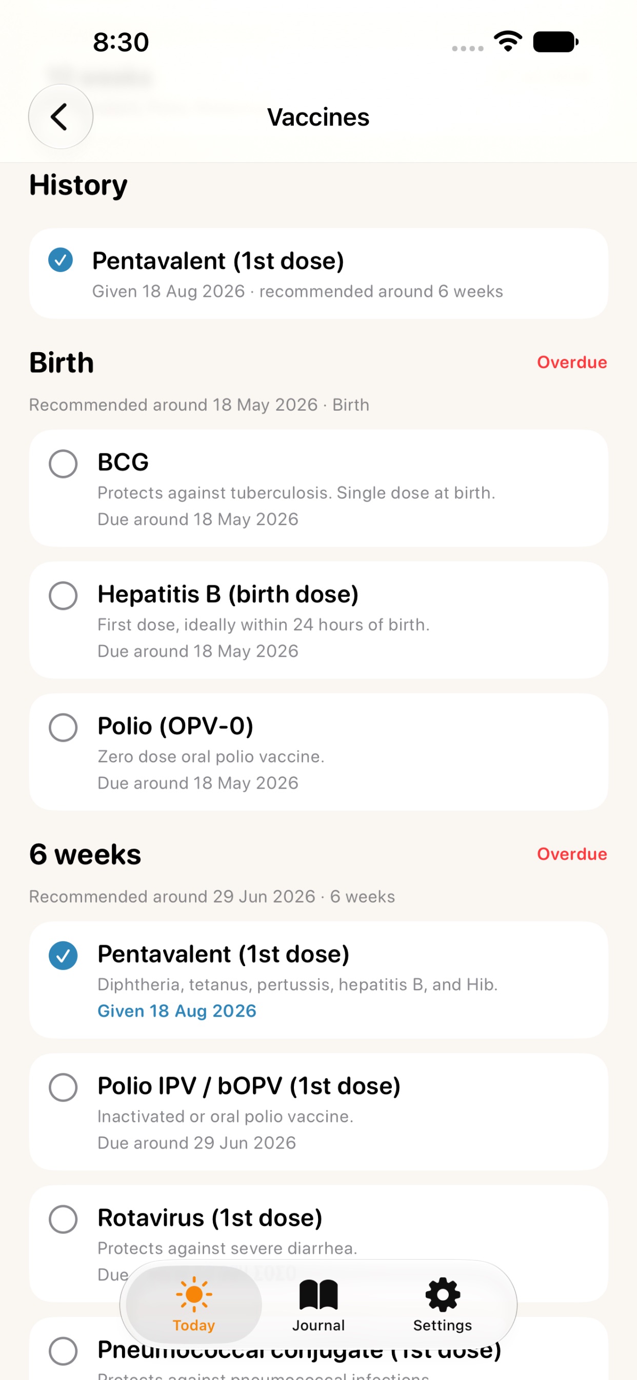 Screenshot 5 of Lil Tracker: Newborn Baby Log