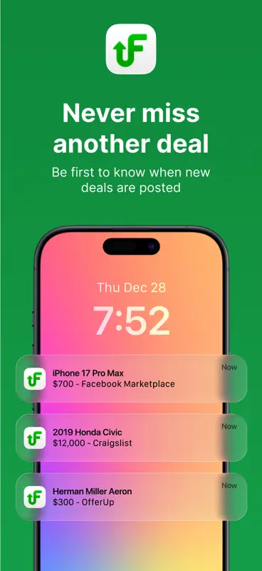 Flipify: Marketplace Alerts screenshot 1 of 6
