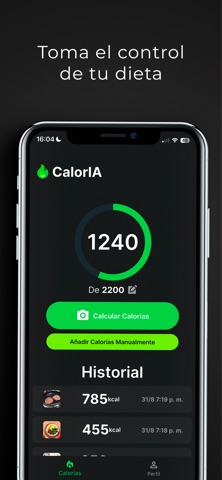 CalorIA - Mide tus calorías screenshot