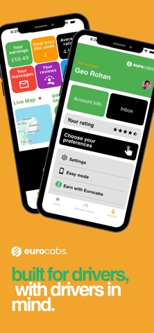 Eurocabs Driver screenshot