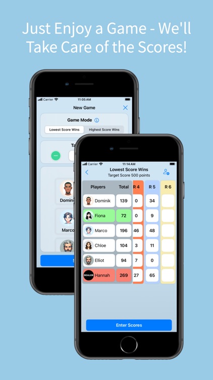 Score Tracker for Uno Game
