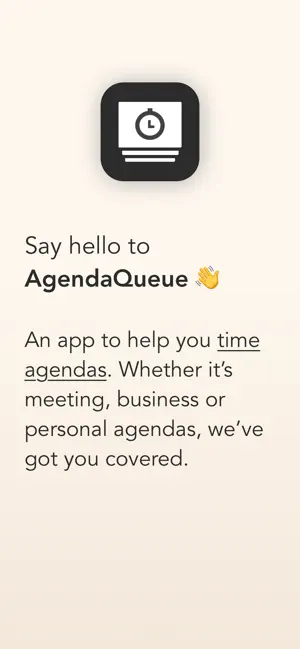 AgendaQueue screenshot 1