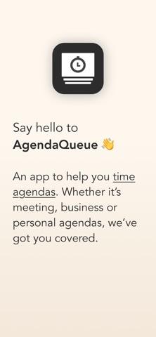 AgendaQueue screenshot
