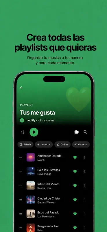 Meulify: Reproductor de música screenshot 2 of 6