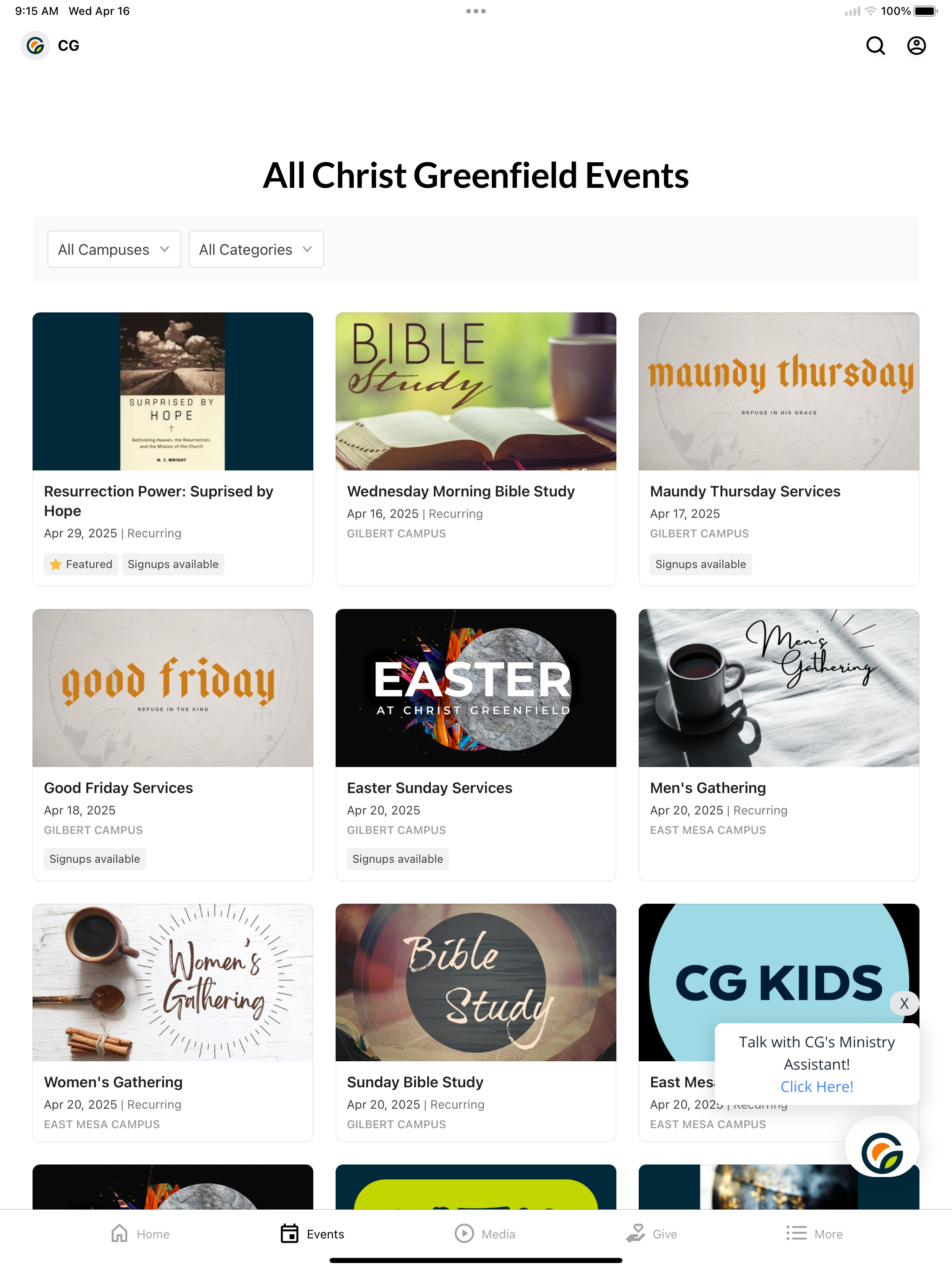 Christ Greenfield