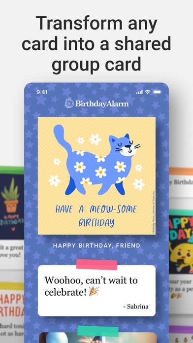 BirthdayAlarm: eCard Reminders Screenshot