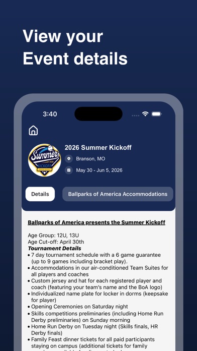 Ballparks of America - EC iPhone screenshot