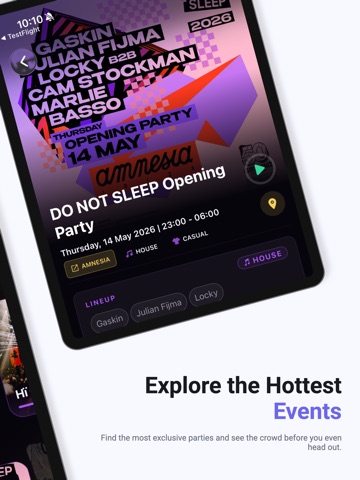 Epiknight: Ibiza Nightlife iPad screenshot