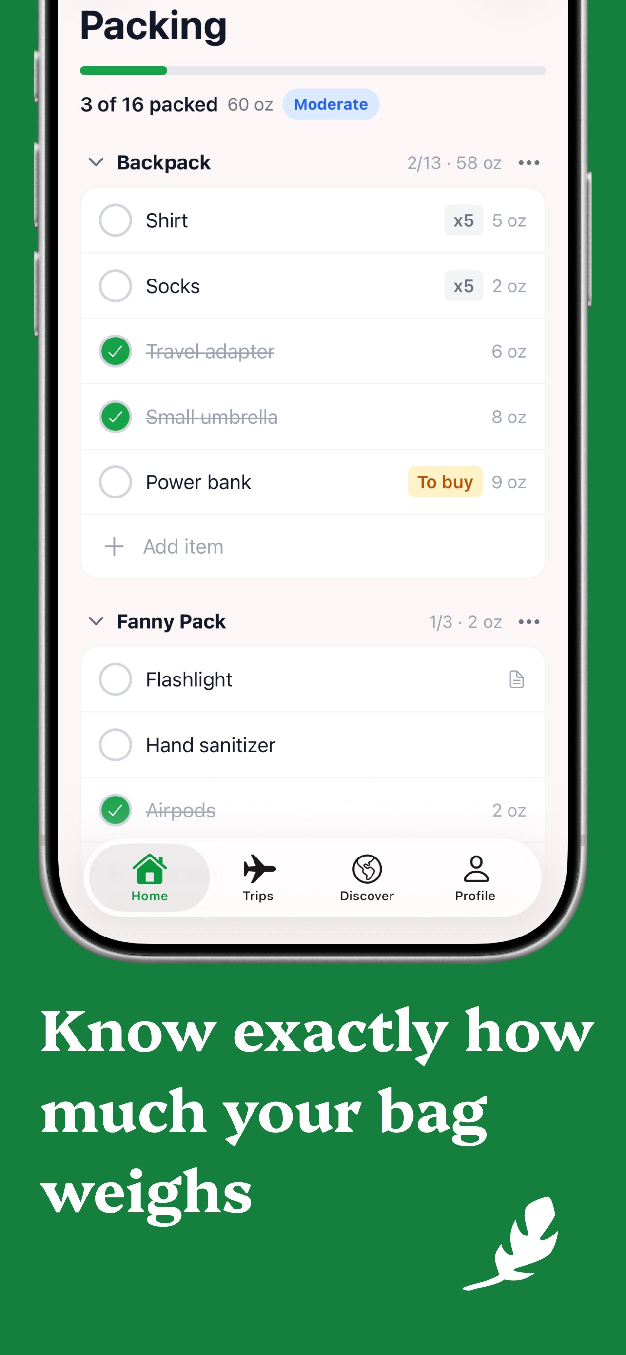 Screenshot 1 of Partir: Travel Itinerary