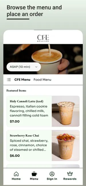 CFE Roasters screenshot 2