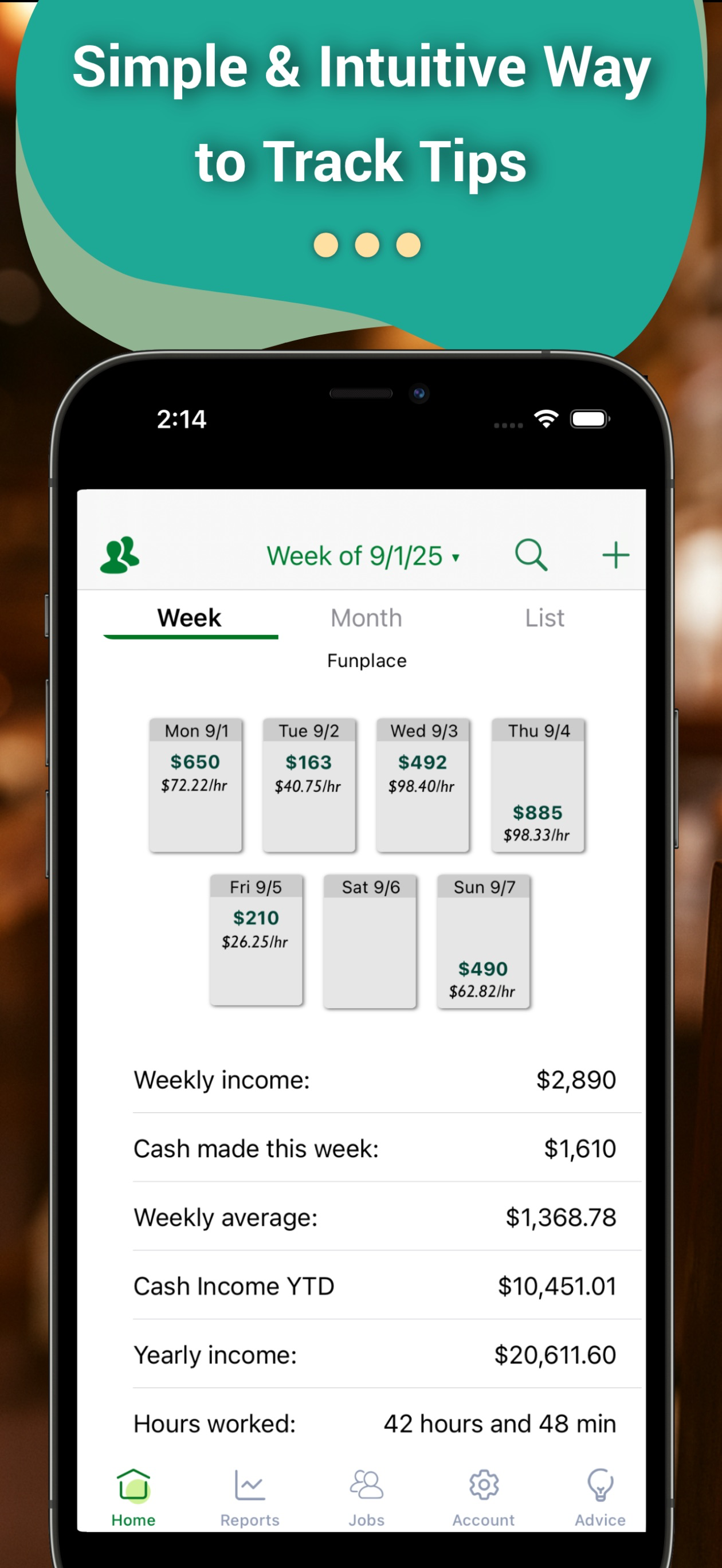Just The Tips: Tip Tracker