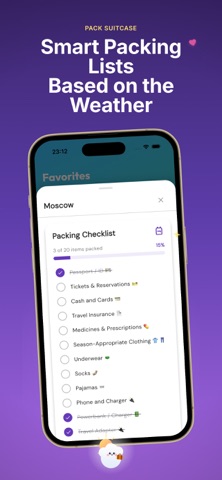 Weather Passport: Trip Planner screenshot