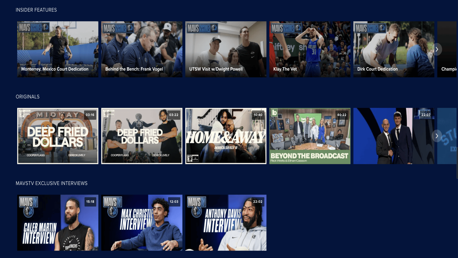 MavsTV screenshot 2
