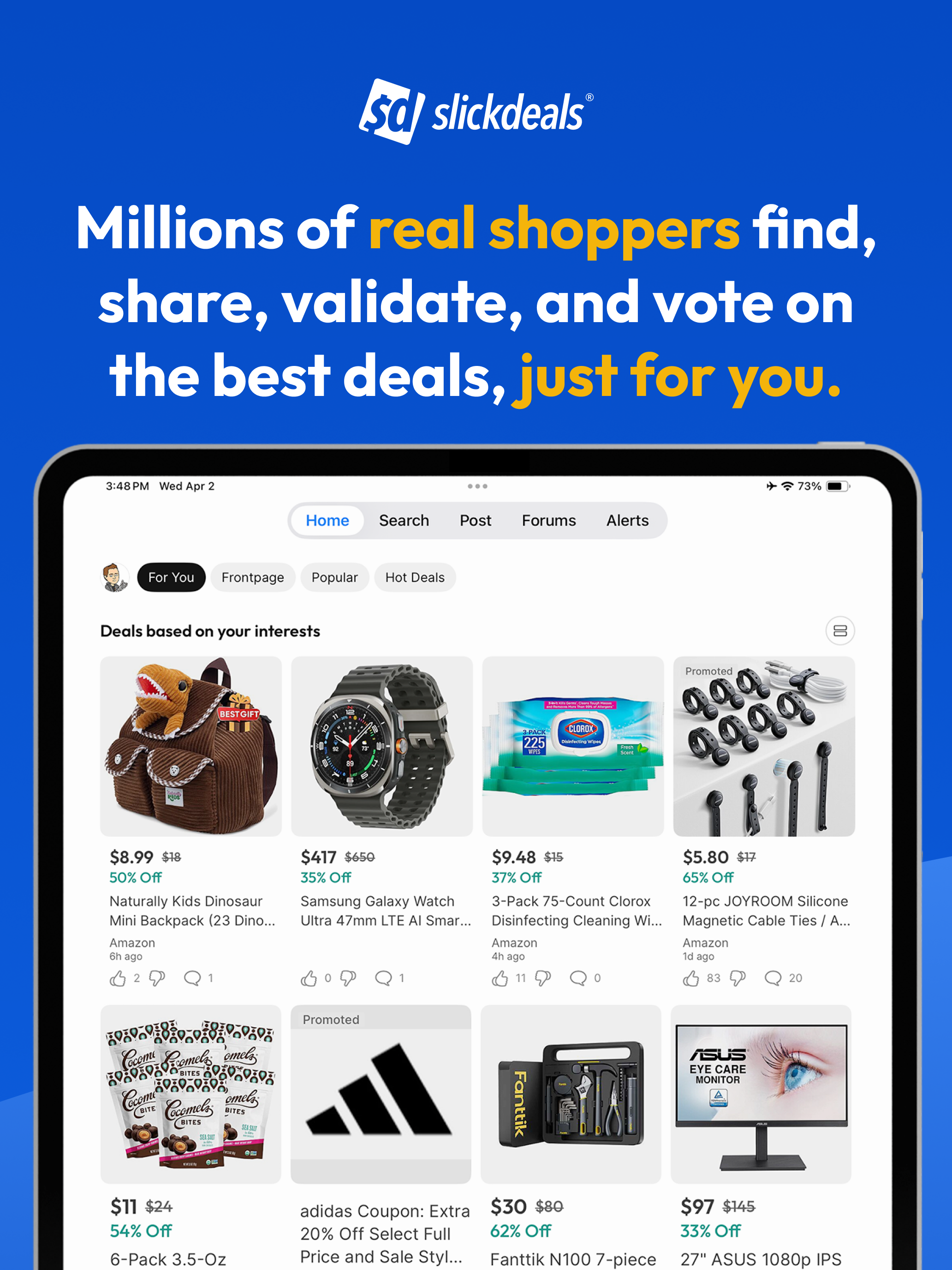 Slickdeals: Deals & Discounts