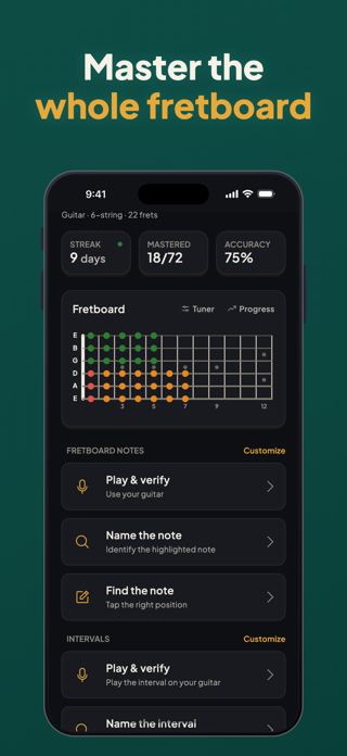 Fretboard Trainer - ToneSeed Screenshot 2 of 8