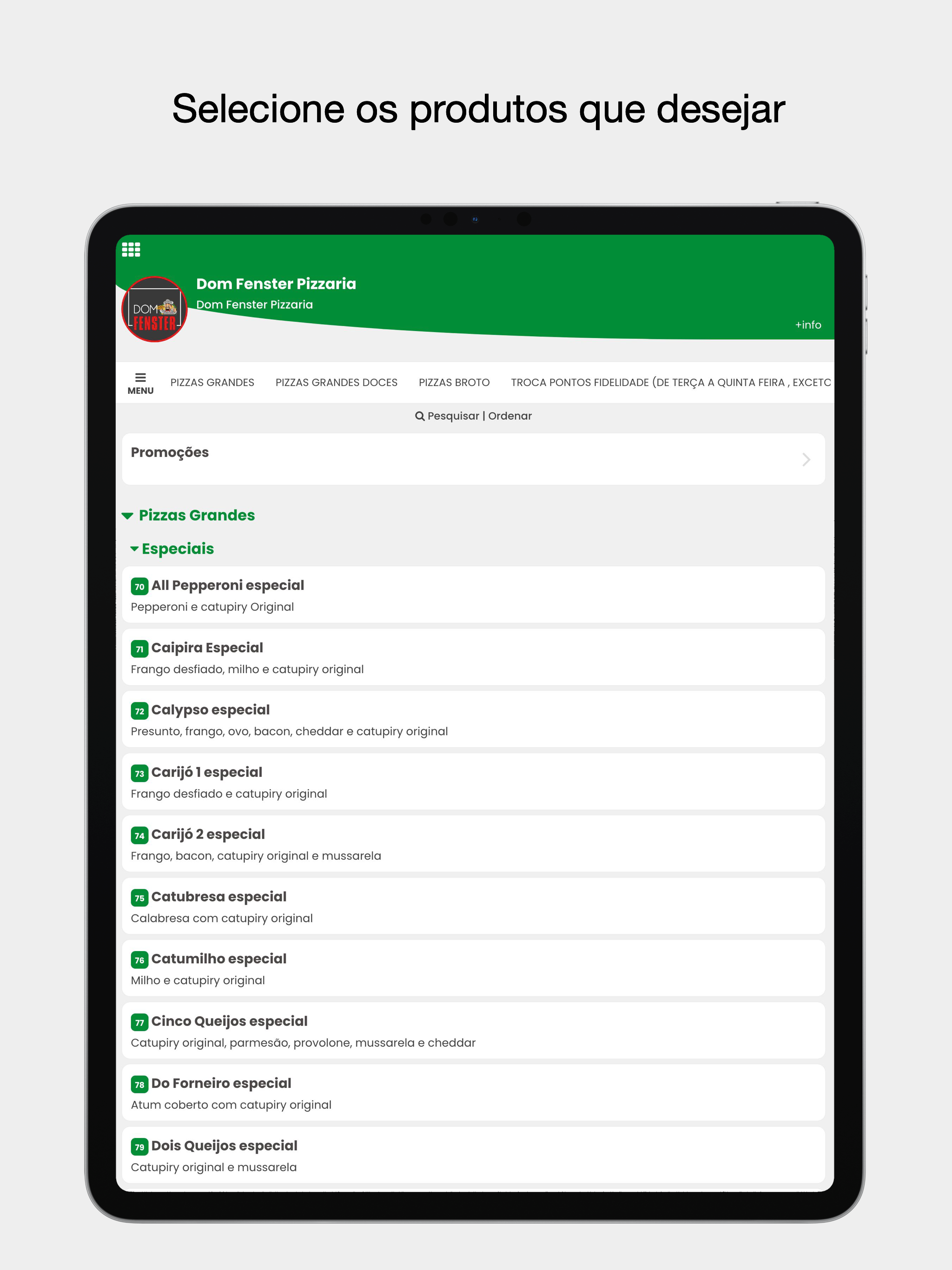 Dom Fenster Pizzaria screenshot 5