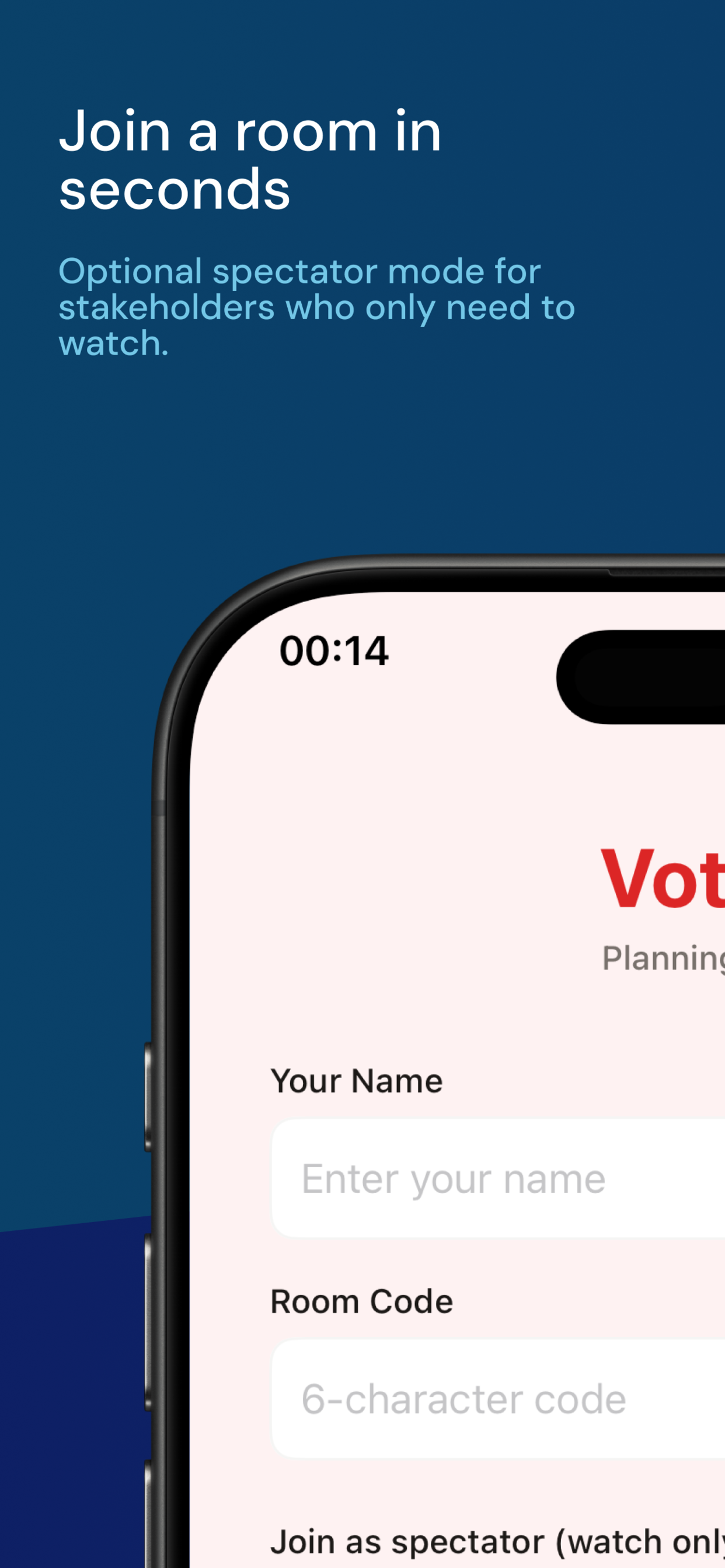 VotelyPoker -ScrumPoker, Agile screenshot 3