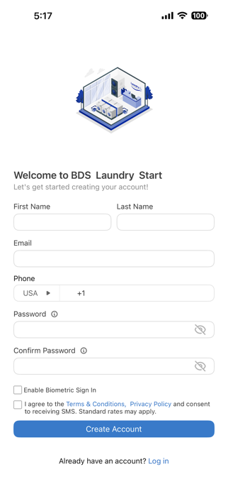 BDS Laundry Start Screenshot 2 of 5