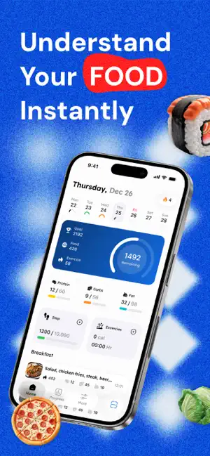 Capple - AI Calorie Tracker iPhone screenshot 1