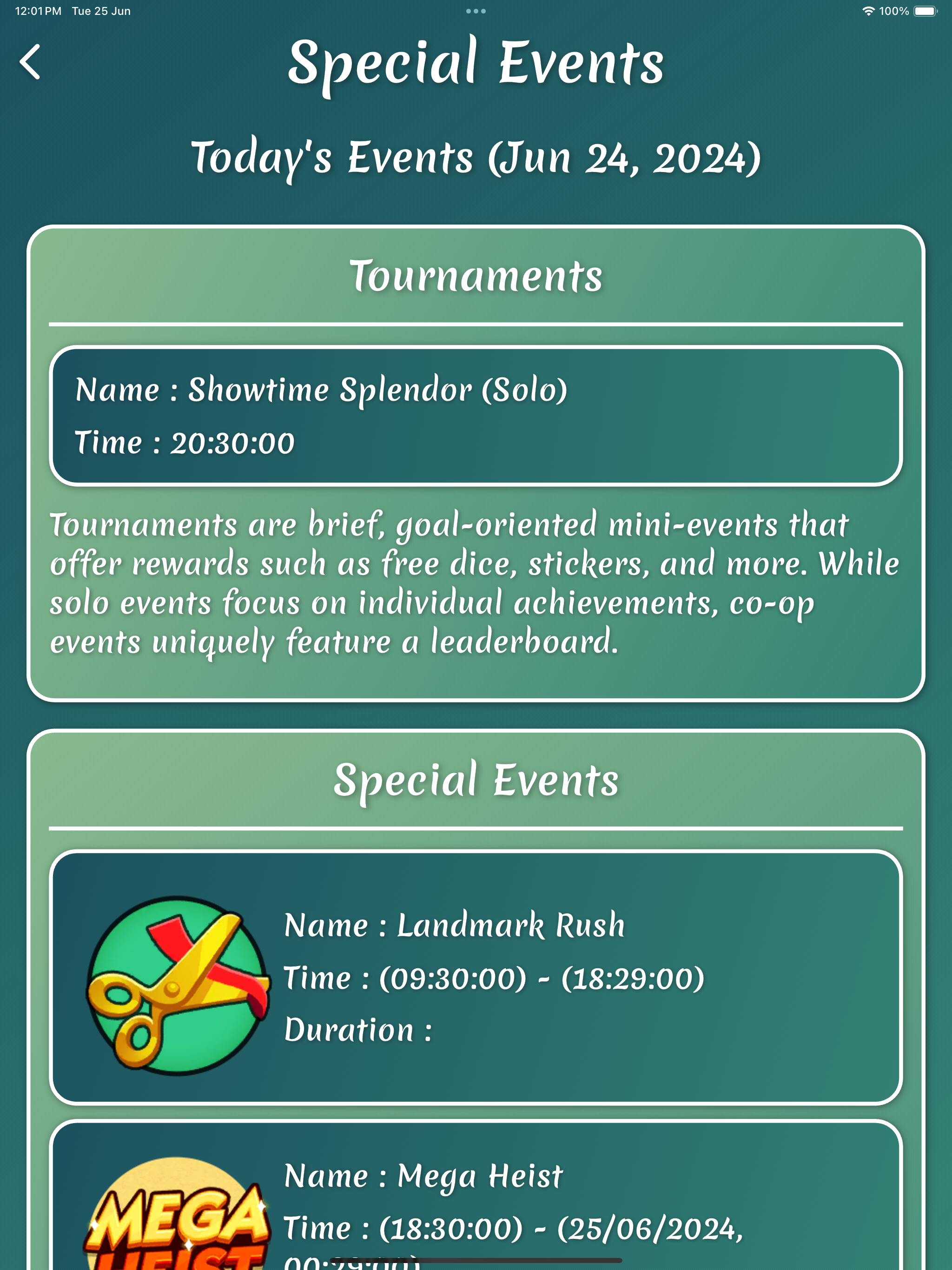 Daily Dice Links for Monopoly!