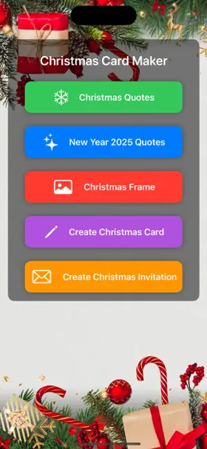 Christmas card maker . screenshot 1