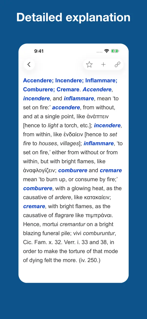 Screenshot #3 pour Latin synonym dictionary