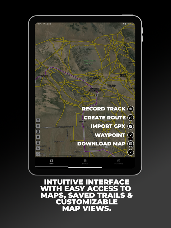 OnPoint Trails: OHV Trail Map iPad screenshot 5 - Navigation app